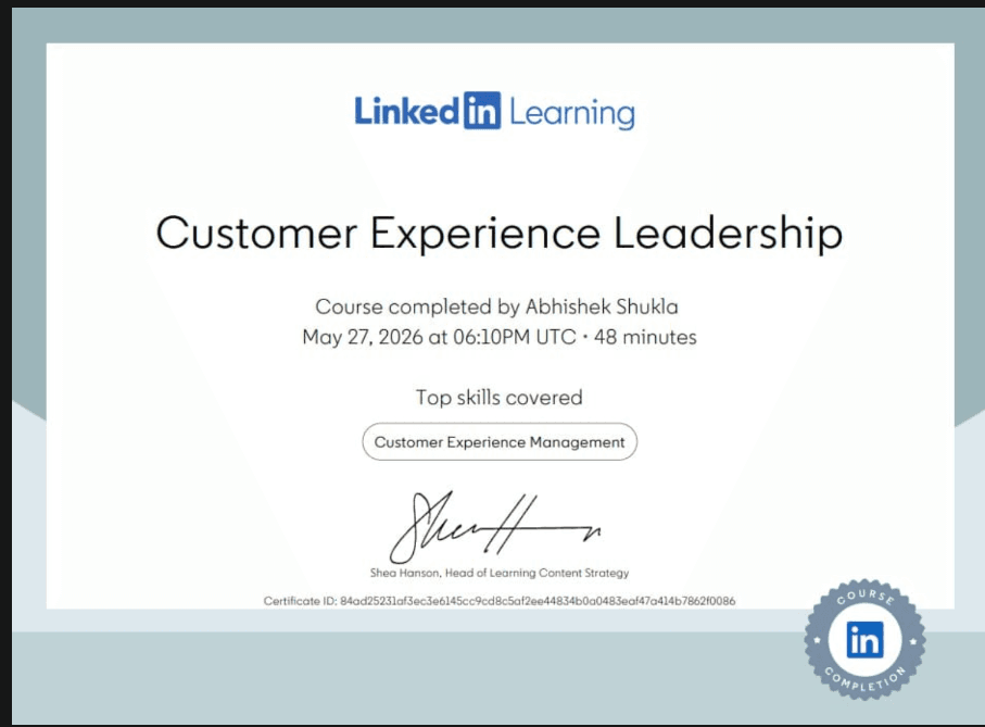 Customer Experience Leadership