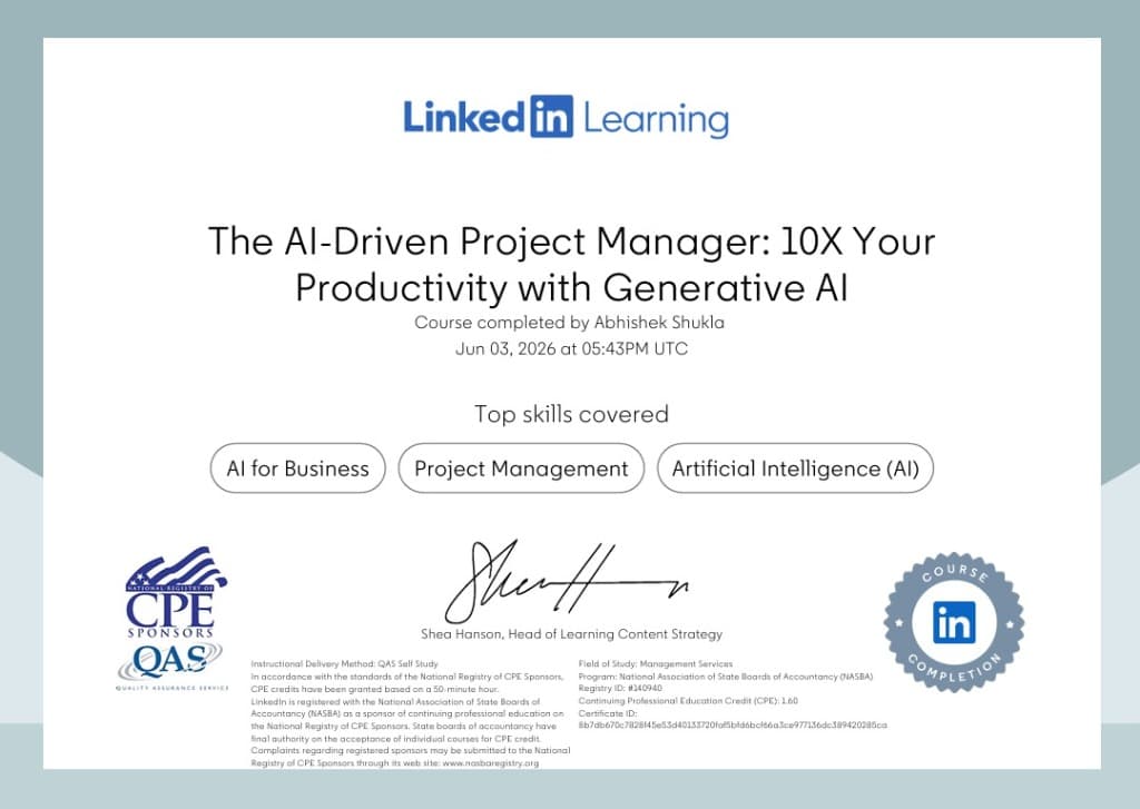 The AI-Driven Project Manager