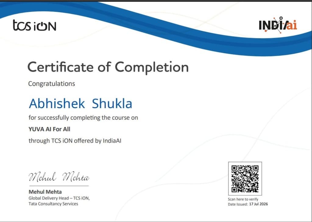 YUVA AI For All - TCS iON